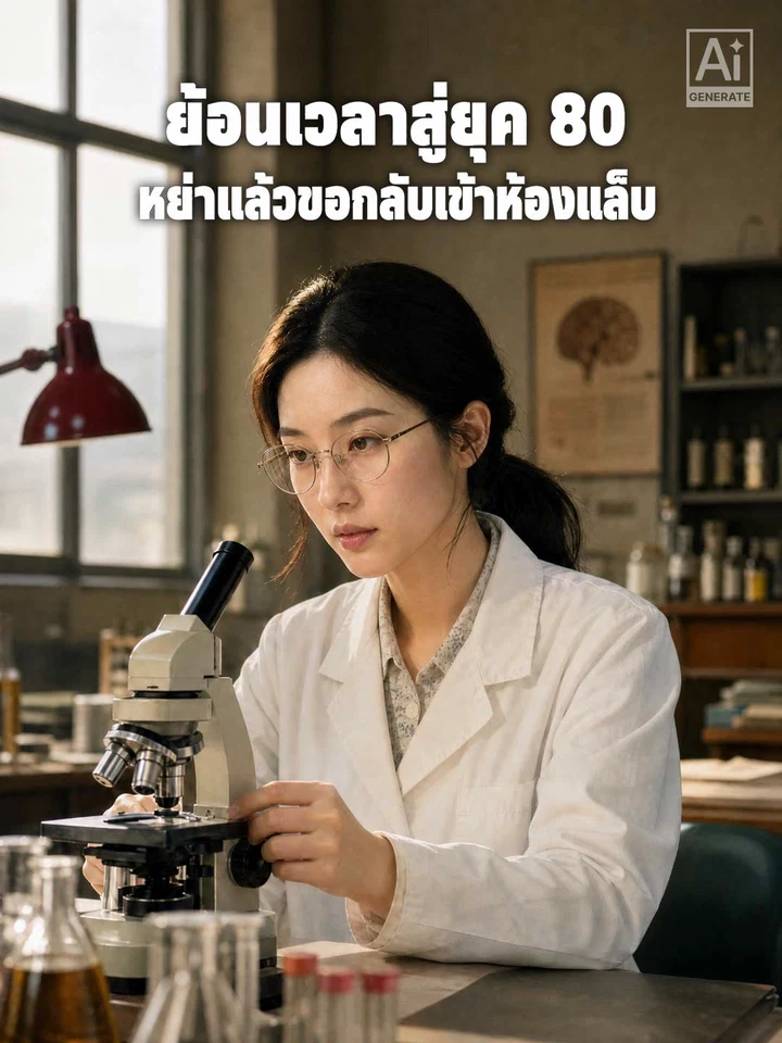 ย้อนเวลาสู่ยุค 80 หย่าแล้วขอกลับเข้าห้องแล็บ
