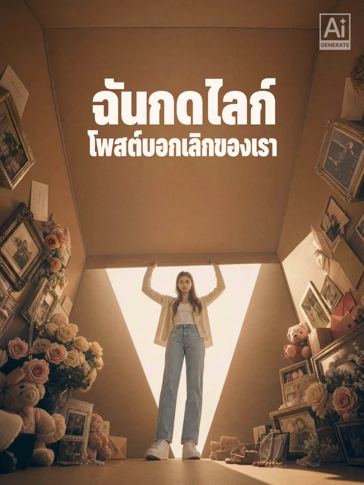 ฉันกดไลก์โพสต์บอกเลิกของเรา